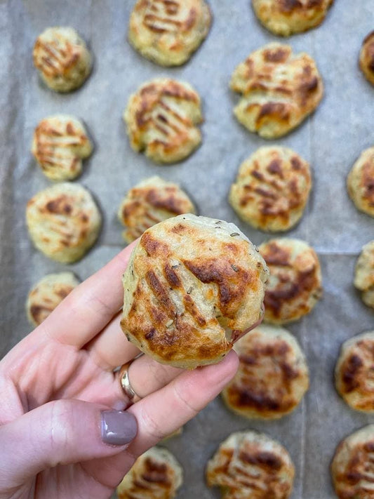 كرات بطاطا بالفرن