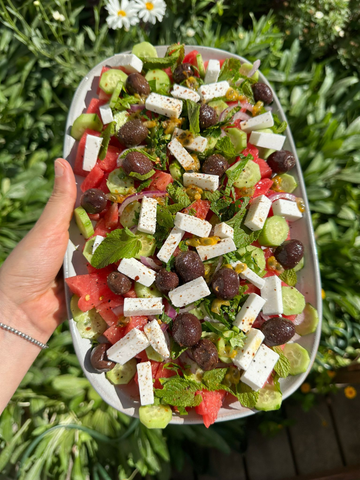 سلطة البطيخ 🍉