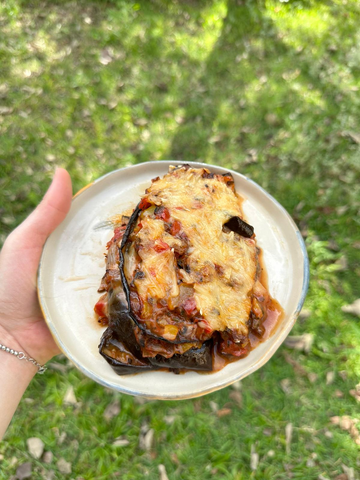 لازانيا من خضار بس بدون قمح وجلوتين