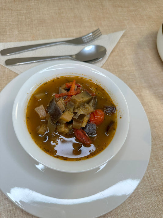 يخنه الباذنجان اللذيذه