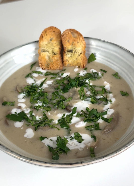 شوربة فطر صحية 🌙