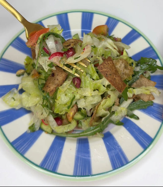 سلطة فتوش لذيذة 🥗