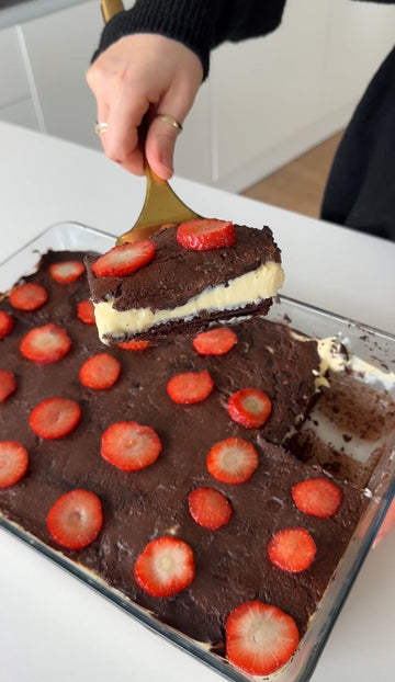 كعكة كريمو صحية 🍓