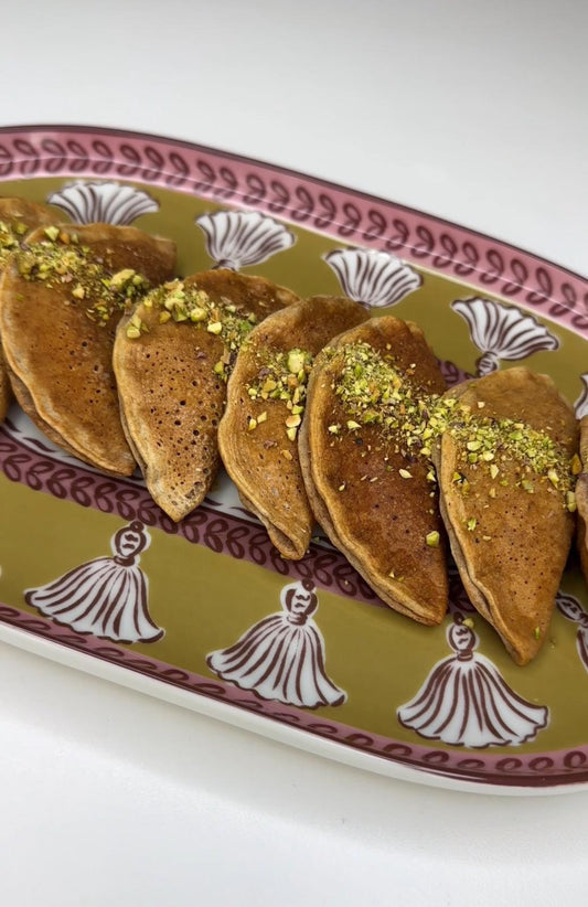 🫶🏻قطايف صحية بالفرن