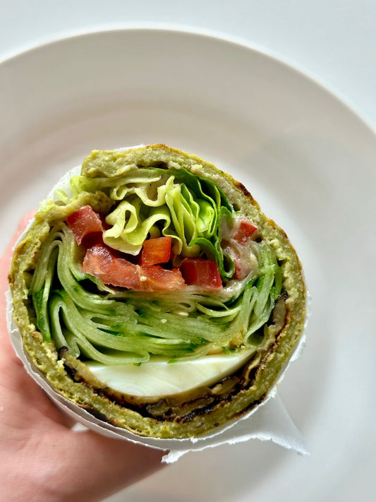 لفه شوفان مع سبانخ 💘🫶🏻