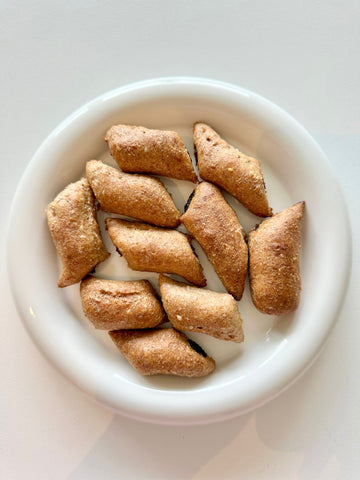 مقروطة العيد من قمح كامل بالقطعة ٦٠ سعرة حرارية 💫💘🫶🏻