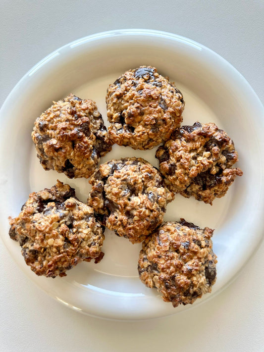 كوكيز شوفان وطحينه صحيات🫶🏻💫💘