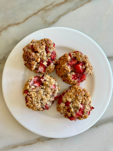 كوكيز شوفان وتوت وطحينه 💫