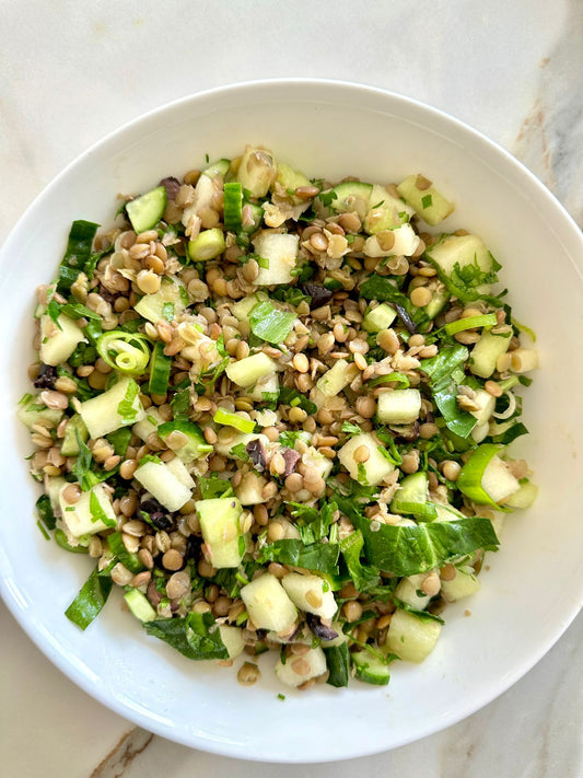 سلطة عدس رهيبه 🫶🏻💫