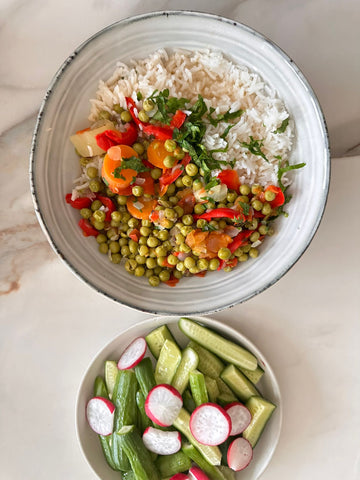 يخنه بازيلاء صحية ونباتية 💘🫶🏻💫