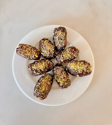 تمر محشو بكنافة وشوكلاته رهيب