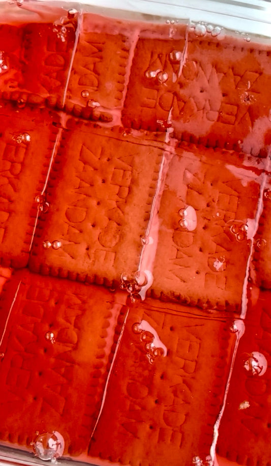 كعكة جيلي صحية