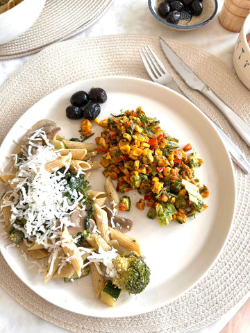 سلطة ذرة مع افوكادو