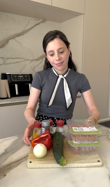 كفتة دجاج مع خضار للاطفال