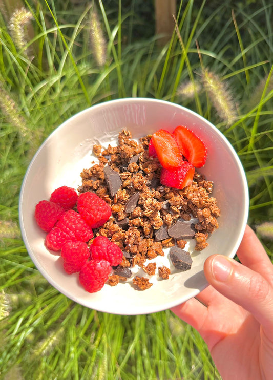 جرانولا كاكاو صحية وسهلة ولذيذة