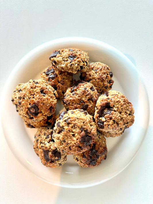 كوكيز شوفان مع شوكلاته داكنه 🍪