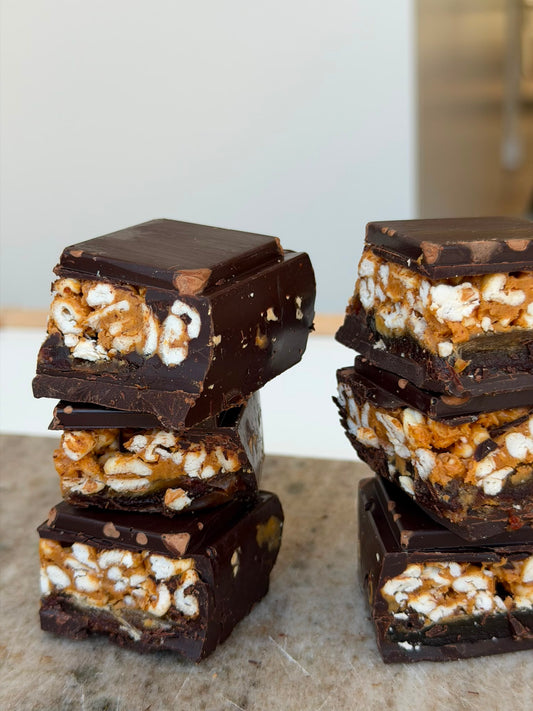 لوح شوكلاته صحي محشي لذيذ🍫