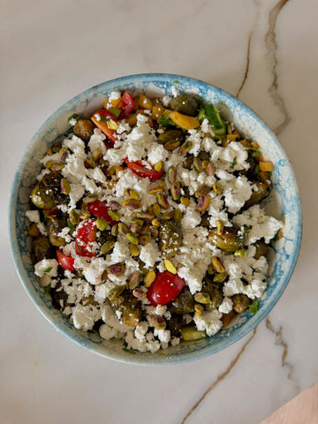 سلطة خضار منوعه كوجبة متكاملة 🥗